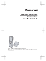 Panasonic KXTU301EME User manual