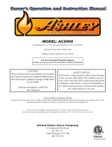 Ashley Hearth Products AC2000 Installation guide