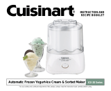 Cuisinart ICE-20A Instruction And Recipe Booklet