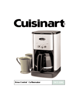 Cuisinart DCC-1200BCH - Brew Central 12 Cup Coffeemaker Operating instructions
