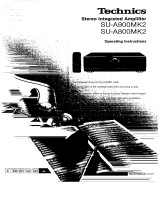 Panasonic SUA900MK2 Operating instructions