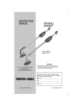 Porter-Cable 7800 User manual