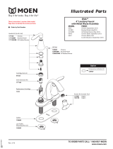 Moen 6410ORB Operating instructions