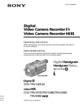 Sony DCR-TRV140E Operating instructions