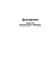 Stoelting CBD117 User manual