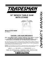 Tradesman 53433 Owner's manual