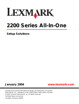 Lexmark 2200 Series Setup