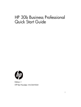 HP 30b Business Professional Calculator Quick start guide