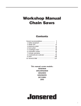 Jonsered 2077 Workshop Manual