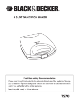 Black & Decker TS7O User manual