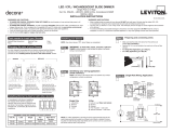 Leviton R11-DSL06-1TW Operating instructions