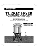 Brinkmann Turkey Fryer User manual