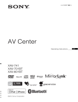 Sony XAV-601BT Owner's manual