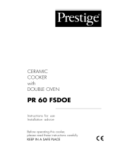 Prestige PR 60 FSDOE Instructions For Use - Installation Advice