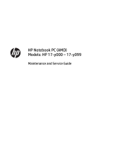 HP 17-y000 Notebook PC series (Touch) User guide