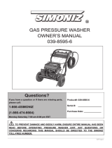 Simoniz 039-8595 3200 PSI 2010 User manual