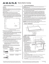 Amana ACC6356KF Installation guide