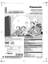 Panasonic DVDS25 Operating instructions