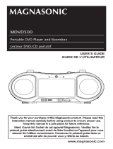 Magnasonic MAG-MDVD500  User manual