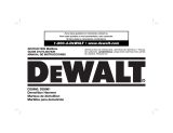 DeWalt D25960 User manual