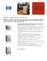HP LaserJet 5500 User manual