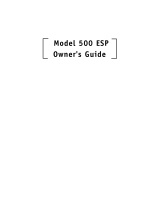 Viper 500 ESP Owner's manual