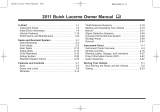 Buick 2011 Lucerne Owner's manual