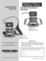 Porter-Cable 7536 User manual