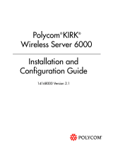 Polycom KIRK Wireless Server 6000 Installation And Configuration Manual