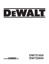 DeWalt DW722KN Owner's manual