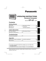 Panasonic CF-U1 User manual
