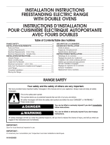 Whirlpool GGE388LXS03 Installation guide