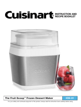 Cuisinart ICE31GE Owner's manual