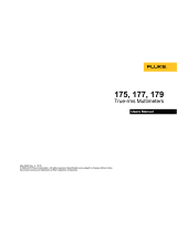Fluke 175 True-RMS Digital Multimeter User manual