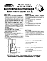 Broan 23334201 Installation guide