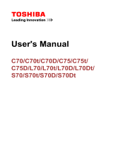 Toshiba 70Dt User manual