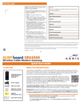 ARRIS Group SURFboard SBG6580 User manual