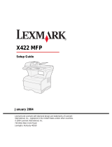 Lexmark 16L0000 - X 422 MFP B/W Laser Setup Manual