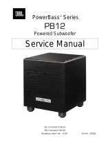 JBL PowerBass PB12 User manual