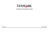 Lexmark Pro915 Quick Reference Manual
