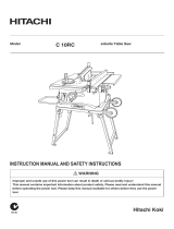 Hitachi C10RC User manual