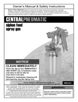 Central Pneumatic Item 91011 Owner's manual