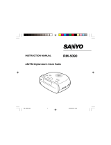 Sanyo RM-5090 User manual