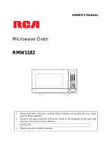 RCA RMW1182 User manual