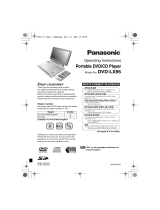 Panasonic DVDLX95 Operating instructions