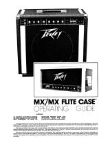 Peavey MX/MX FLite Case Owner's manual