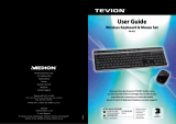 Medion Wireless Keyboard & Mouse Set TEVION P81033 MD 86603 User manual