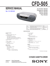 Sony CFD-S05 User manual
