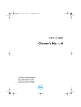 Dell XPS 8700 Owner's manual
