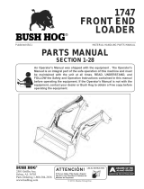 Bush Hog 1747 User manual